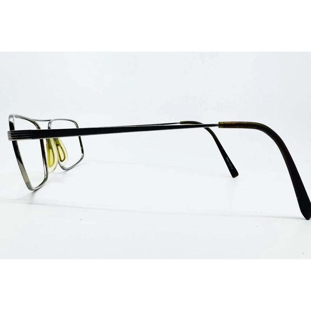 Charmant Eyeglasses Mens Silver Titanium Square Frame CH11424 54-17-145